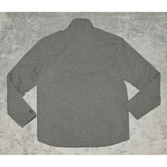 C9 By Champion Mens Waterproof Jacket Venture Dry Size L Fleece Grey Heathered - Picture 9 of 10